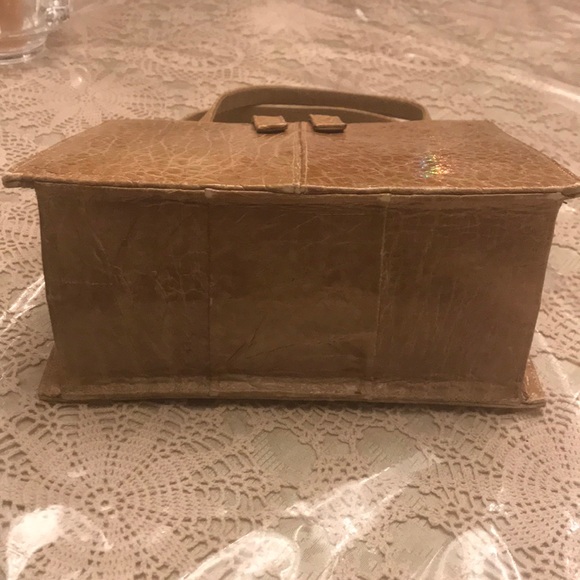 GENUINE 1950s Vintage Bellestone Tan Leather Purse - Picture 8 of 8